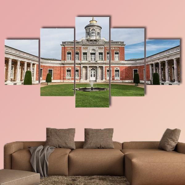 Marble Palace In Germany Canvas Wall Art-5 Star-Gallery Wrap-62" x 32"-Tiaracle