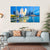 Marina Bay With Museum Canvas Wall Art-5 Horizontal-Gallery Wrap-22" x 12"-Tiaracle