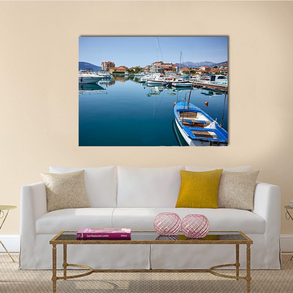 Boats &amp; Yachts Canvas Wall Art-1 Piece-Gallery Wrap-48" x 32"-Tiaracle