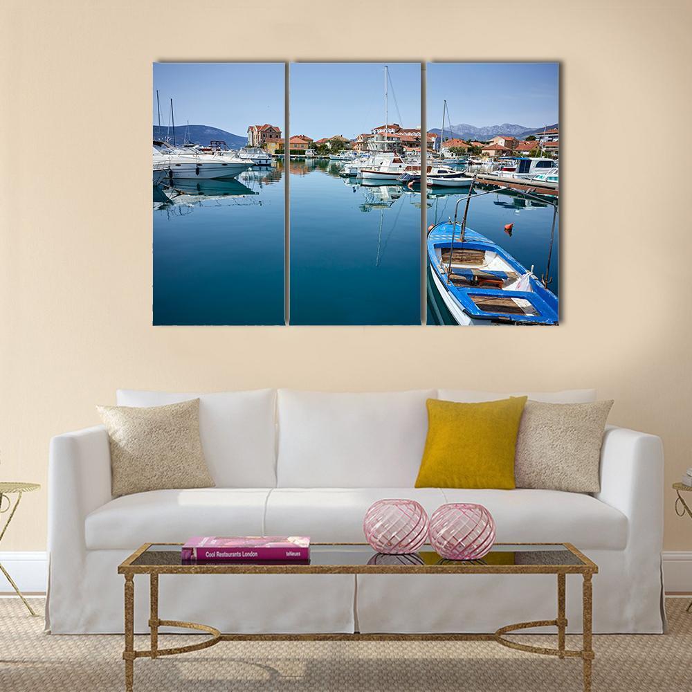 Boats &amp; Yachts Canvas Wall Art-3 Horizontal-Gallery Wrap-37" x 24"-Tiaracle