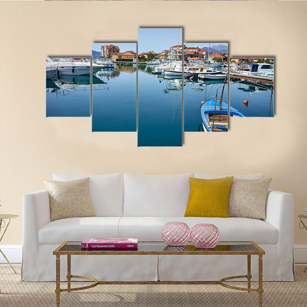 Boats &amp; Yachts Canvas Wall Art-5 Star-Gallery Wrap-62" x 32"-Tiaracle