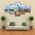 Scenic Summer Market Square Canvas Wall Art-3 Horizontal-Gallery Wrap-37" x 24"-Tiaracle
