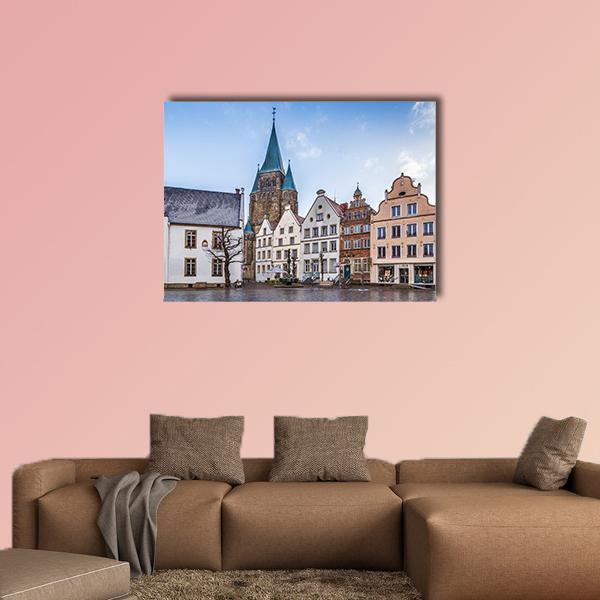 Warendorf Town Germany Canvas Wall Art-1 Piece-Gallery Wrap-48" x 32"-Tiaracle