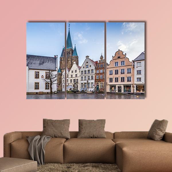 Warendorf Town Germany Canvas Wall Art-3 Horizontal-Gallery Wrap-25" x 16"-Tiaracle
