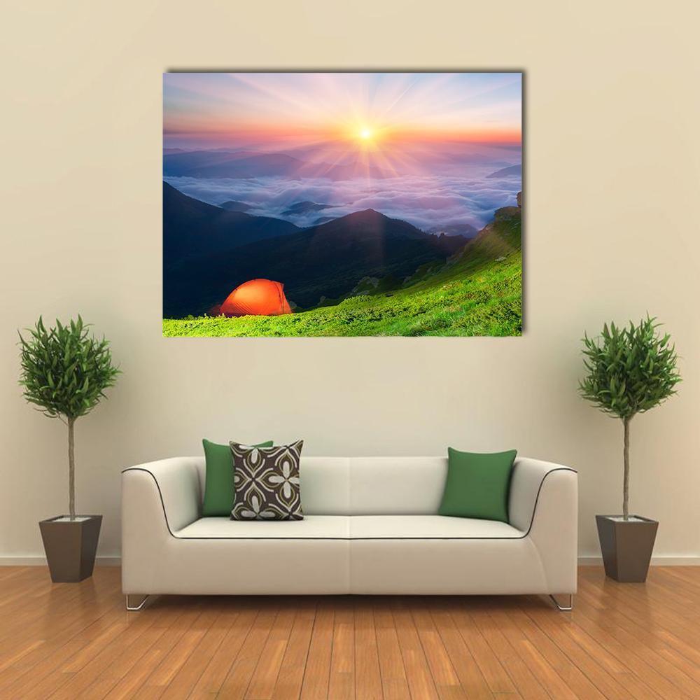 Marmarosh Mountain Ukraine Canvas Wall Art-5 Pop-Gallery Wrap-47" x 32"-Tiaracle