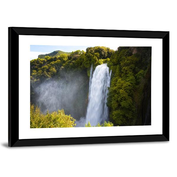 Marmore Waterfalls Canvas Wall Art-3 Horizontal-Gallery Wrap-25" x 16"-Tiaracle