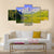 Maroon Bells With Lake Canvas Wall Art-5 Star-Gallery Wrap-62" x 32"-Tiaracle