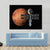 Mars With Space Probe Canvas Wall Art-1 Piece-Gallery Wrap-36" x 24"-Tiaracle