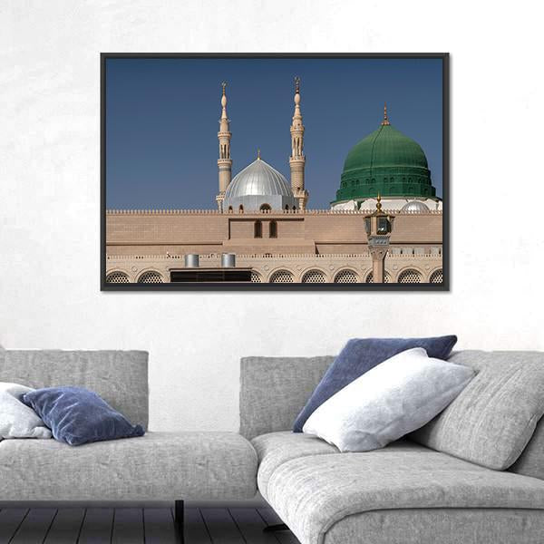 Masjid Al-Haram Canvas Wall Art-5 Horizontal-Gallery Wrap-22" x 12"-Tiaracle