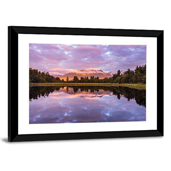 Matheson Lake Canvas Wall Art-3 Horizontal-Gallery Wrap-25" x 16"-Tiaracle