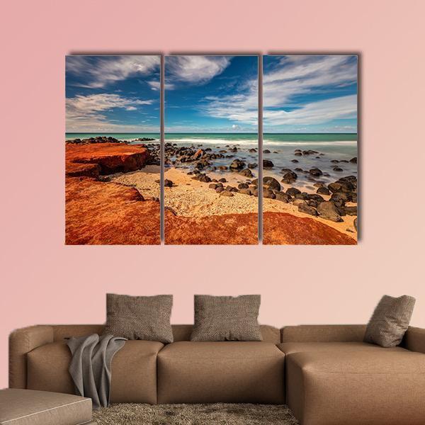 Red Dirt At Baby Beach Canvas Wall Art-3 Horizontal-Gallery Wrap-37" x 24"-Tiaracle