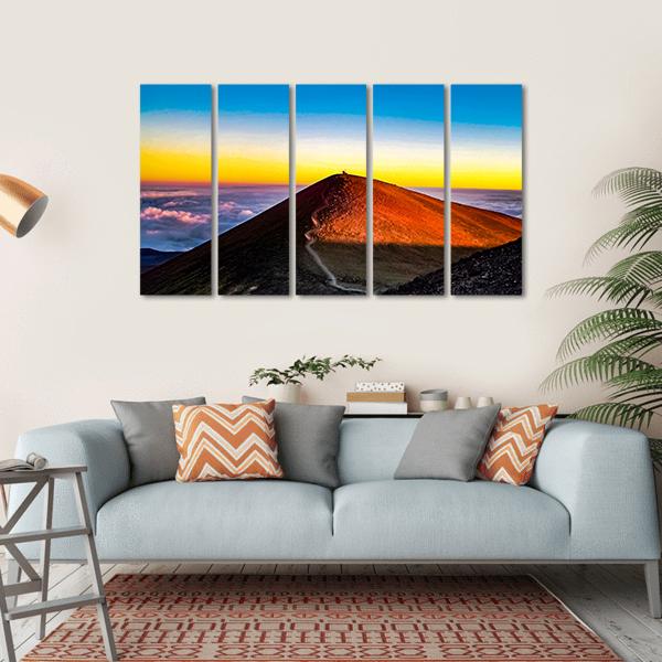 Mauna Kea Hawaii Canvas Wall Art-5 Horizontal-Gallery Wrap-22" x 12"-Tiaracle