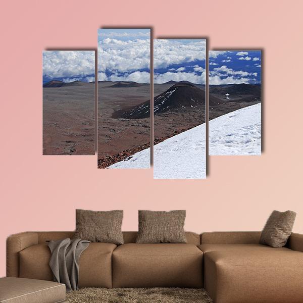 Mauna Kea Volcano Canvas Wall Art-4 Pop-Gallery Wrap-50" x 32"-Tiaracle