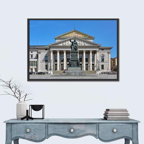 Max I Joseph Monument Canvas Wall Art-1 Piece-Floating Frame-24" x 16"-Tiaracle