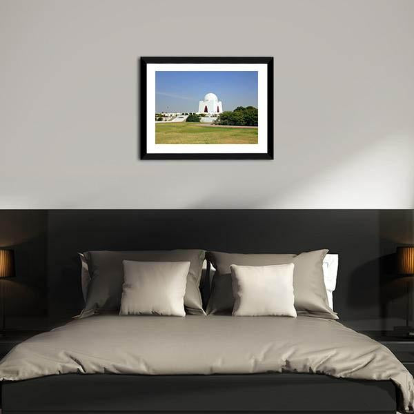 Mazar-E-Quaid Pakistan Canvas Wall Art-5 Horizontal-Gallery Wrap-22" x 12"-Tiaracle