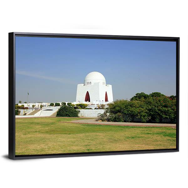 Mazar-E-Quaid Pakistan Panoramic Canvas Wall Art-1 Piece-36" x 12"-Tiaracle