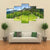 Meadow With Road Canvas Wall Art-3 Horizontal-Gallery Wrap-37" x 24"-Tiaracle