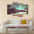 Medieval Castle With Lake Canvas Wall Art-4 Pop-Gallery Wrap-50" x 32"-Tiaracle
