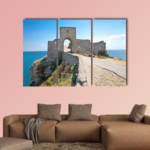 Old Gate Of Medieval Fortress Canvas Wall Art-3 Horizontal-Gallery Wrap-37" x 24"-Tiaracle