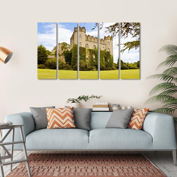 Medieval Irish Castle Canvas Wall Art-5 Horizontal-Gallery Wrap-22" x 12"-Tiaracle