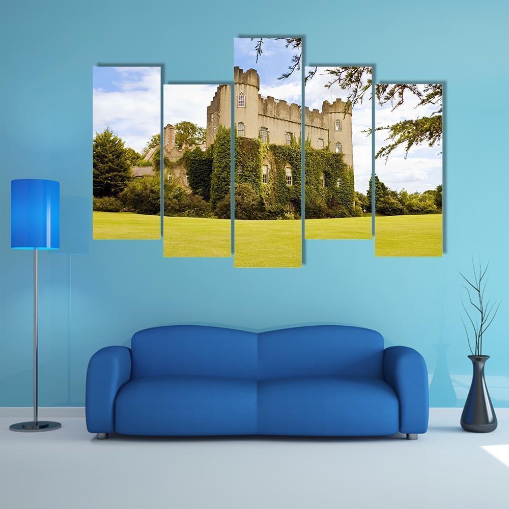 Medieval Irish Castle Canvas Wall Art-5 Pop-Gallery Wrap-47" x 32"-Tiaracle