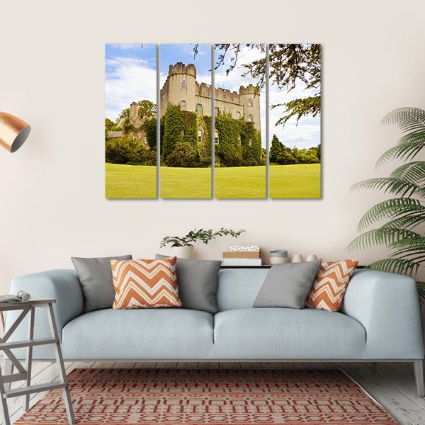 Medieval Irish Castle Canvas Wall Art-5 Horizontal-Gallery Wrap-22" x 12"-Tiaracle