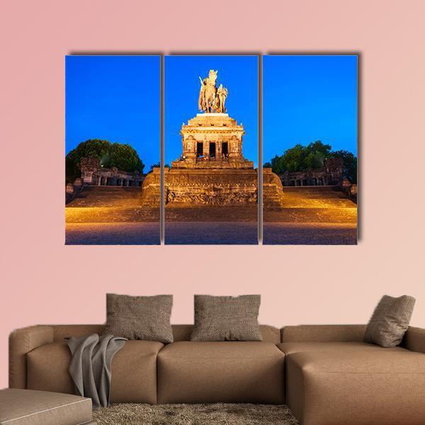 Memorial Of German Unity Canvas Wall Art-3 Horizontal-Gallery Wrap-37" x 24"-Tiaracle
