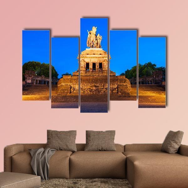 Memorial Of German Unity Canvas Wall Art-5 Pop-Gallery Wrap-47" x 32"-Tiaracle