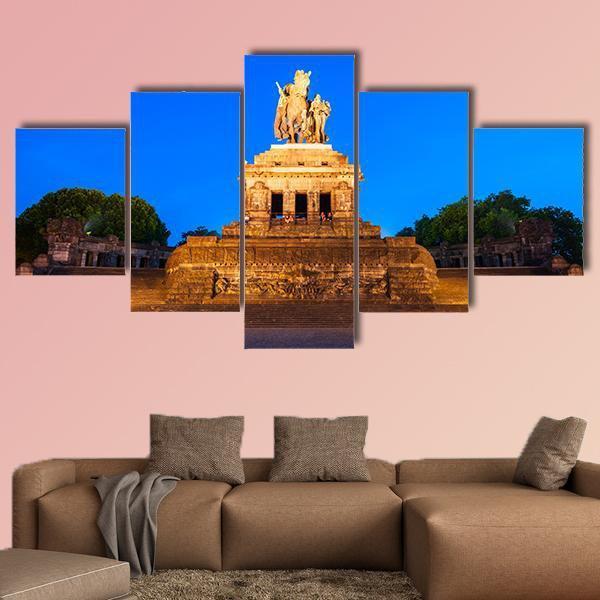 Memorial Of German Unity Canvas Wall Art-5 Star-Gallery Wrap-62" x 32"-Tiaracle
