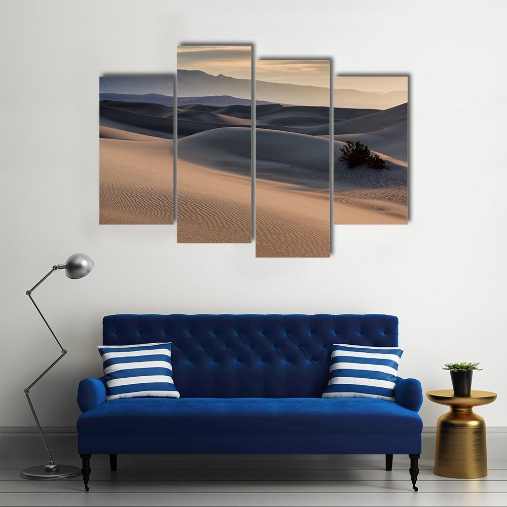 Mesquite Flat Sand Dunes Canvas Wall Art-4 Pop-Gallery Wrap-50" x 32"-Tiaracle