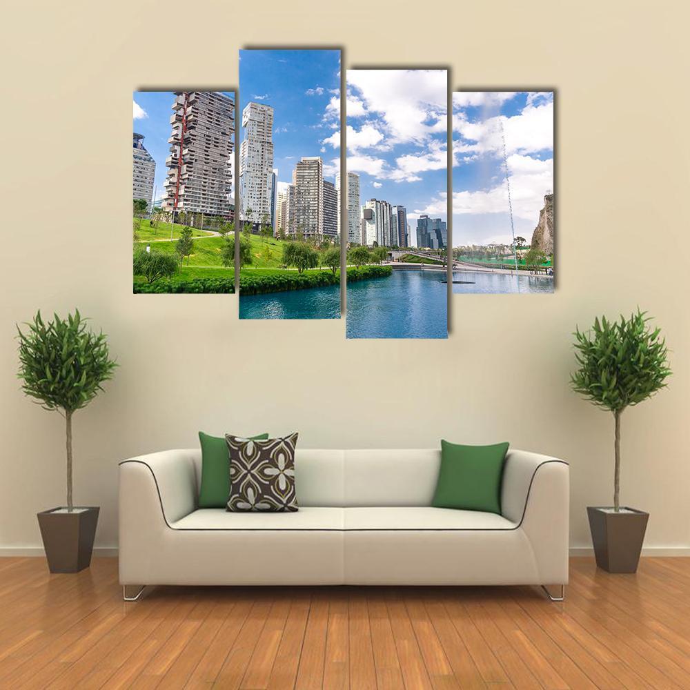 La Mexicana Park Canvas Wall Art-4 Pop-Gallery Wrap-50" x 32"-Tiaracle