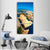 Middle East Satellite View Vertical Canvas Wall Art-3 Vertical-Gallery Wrap-12" x 25"-Tiaracle