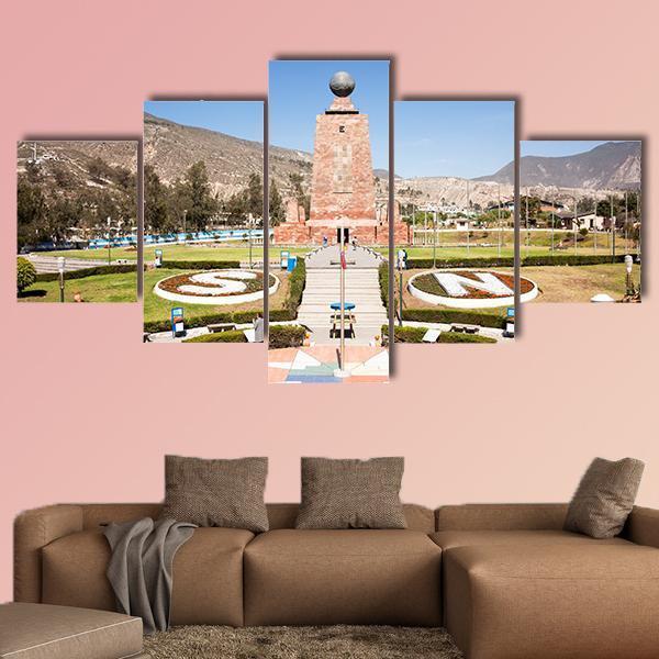 World City Memorial Canvas Wall Art-5 Star-Gallery Wrap-62" x 32"-Tiaracle