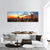 NY Midtown Skyline At Dark Panoramic Canvas Wall Art-3 Piece-25" x 08"-Tiaracle