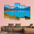Lake Pukaki New Zealand Canvas Wall Art-5 Pop-Gallery Wrap-47" x 32"-Tiaracle