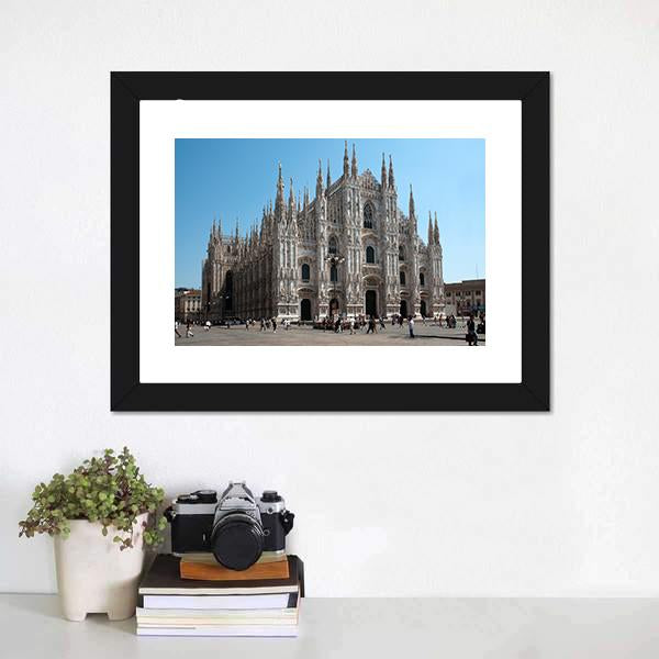 Milan Cathedral Canvas Wall Art-3 Horizontal-Gallery Wrap-25" x 16"-Tiaracle
