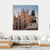 Milan Cathedral With Vittorio Emanuele II Canvas Wall Art-4 Square-Gallery Wrap-17" x 17"-Tiaracle