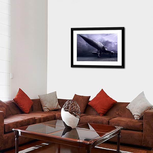 Military Airplane Canvas Wall Art-5 Horizontal-Gallery Wrap-22" x 12"-Tiaracle