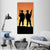 Military Soldiers Silhouettes Vertical Canvas Wall Art-1 Vertical-Gallery Wrap-12" x 24"-Tiaracle