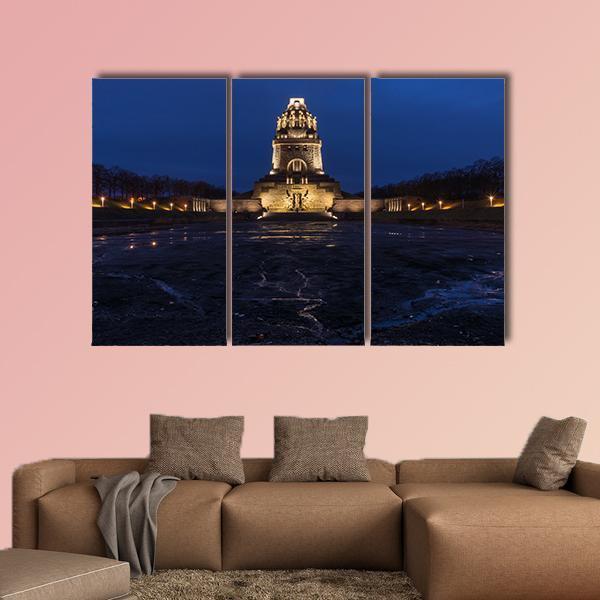 Battle Military Tower Germany Canvas Wall Art-3 Horizontal-Gallery Wrap-25" x 16"-Tiaracle