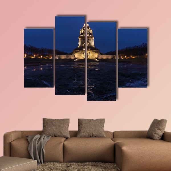 Battle Military Tower Germany Canvas Wall Art-4 Pop-Gallery Wrap-50" x 32"-Tiaracle