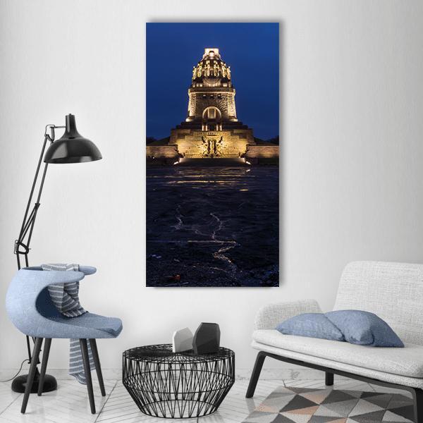 Battle Military Tower Germany Vertical Canvas Wall Art-3 Vertical-Gallery Wrap-12" x 25"-Tiaracle