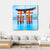 Floating Torii Gate Japan Canvas Wall Art-4 Square-Gallery Wrap-17" x 17"-Tiaracle