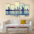 Modern Buildings Of Gold Coast Canvas Wall Art-5 Pop-Gallery Wrap-47" x 32"-Tiaracle