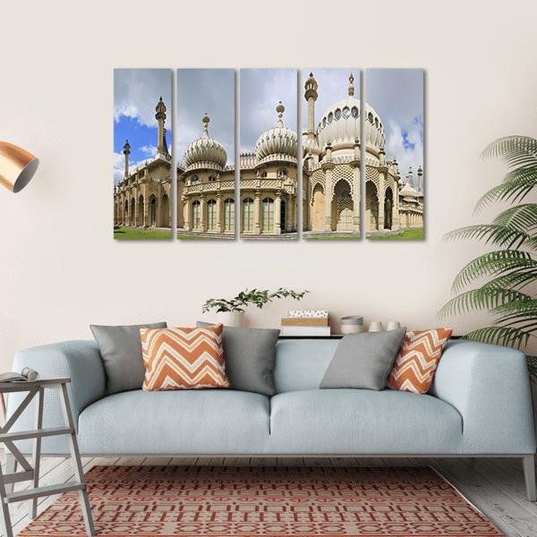 Mogul Inspired Regency England Canvas Wall Art-5 Horizontal-Gallery Wrap-22" x 12"-Tiaracle