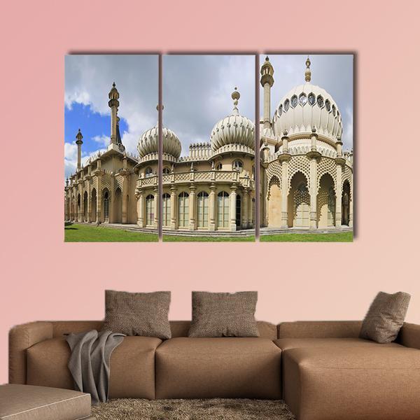 Mogul Inspired Regency England Canvas Wall Art-3 Horizontal-Gallery Wrap-37" x 24"-Tiaracle