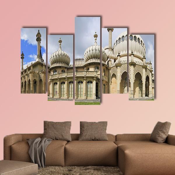 Mogul Inspired Regency England Canvas Wall Art-5 Pop-Gallery Wrap-47" x 32"-Tiaracle