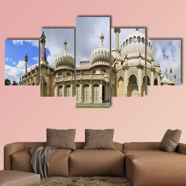 Mogul Inspired Regency England Canvas Wall Art-5 Star-Gallery Wrap-62" x 32"-Tiaracle