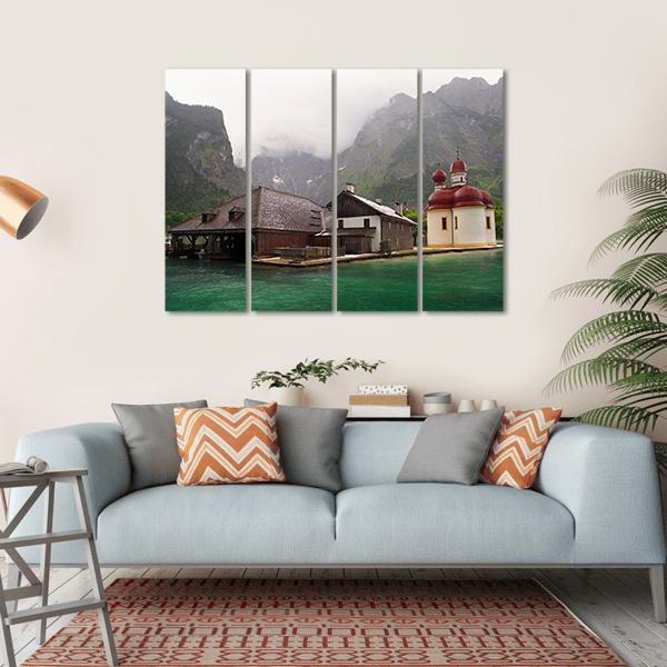 Monastery Of St. Bartholomew Canvas Wall Art-4 Horizontal-Gallery Wrap-34" x 24"-Tiaracle