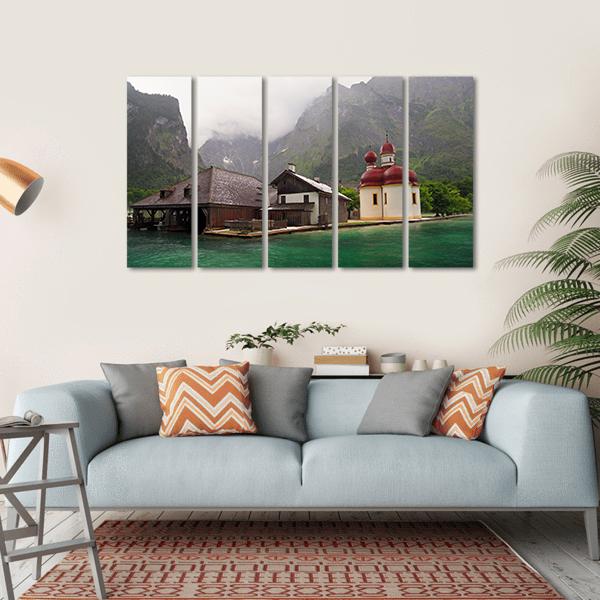 Monastery Of St. Bartholomew Canvas Wall Art-5 Horizontal-Gallery Wrap-22" x 12"-Tiaracle